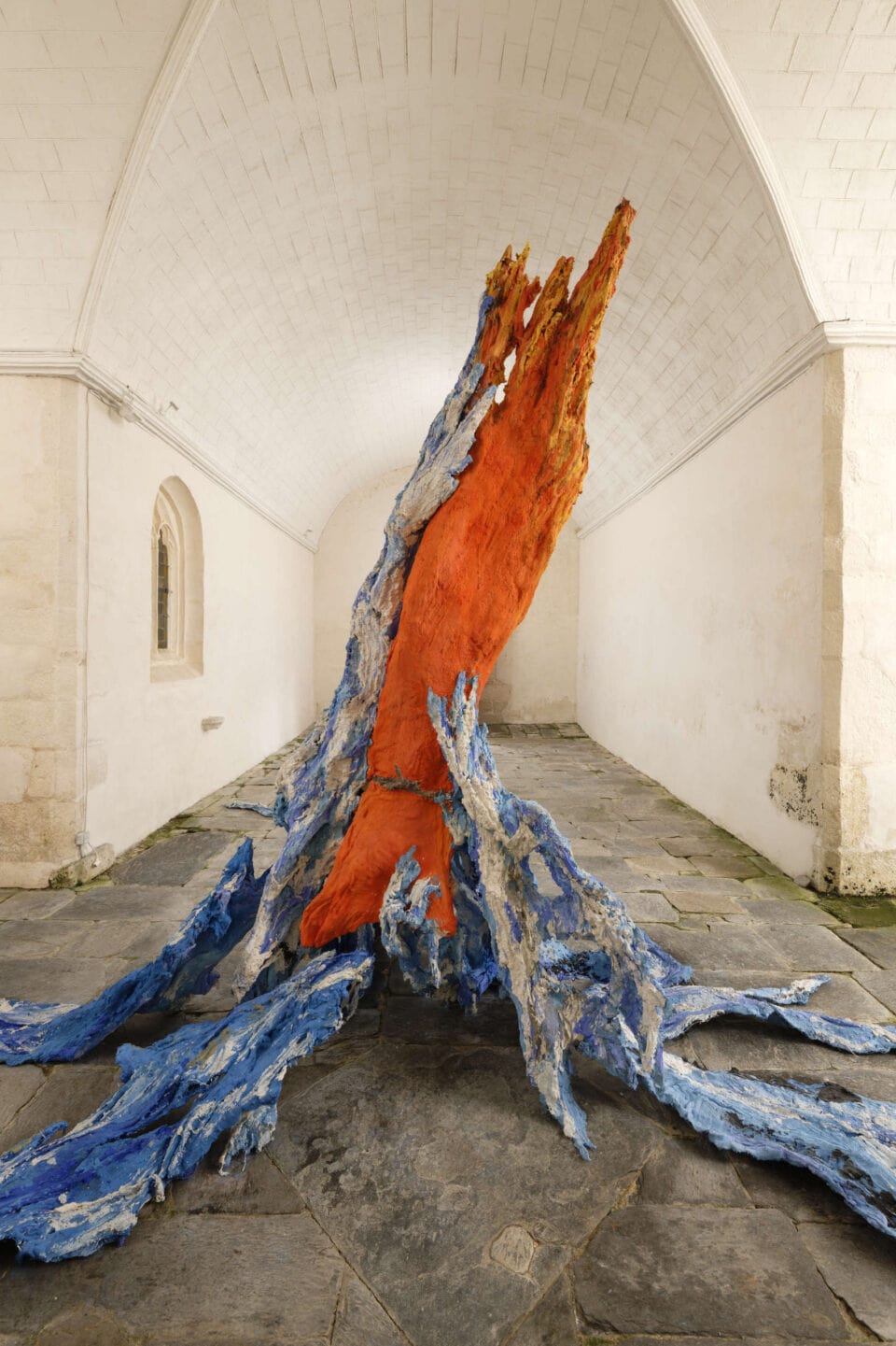 Apolline 4x21x15 mètres mortiers de chaux colorés 2022 photo Aurelien Mole 3