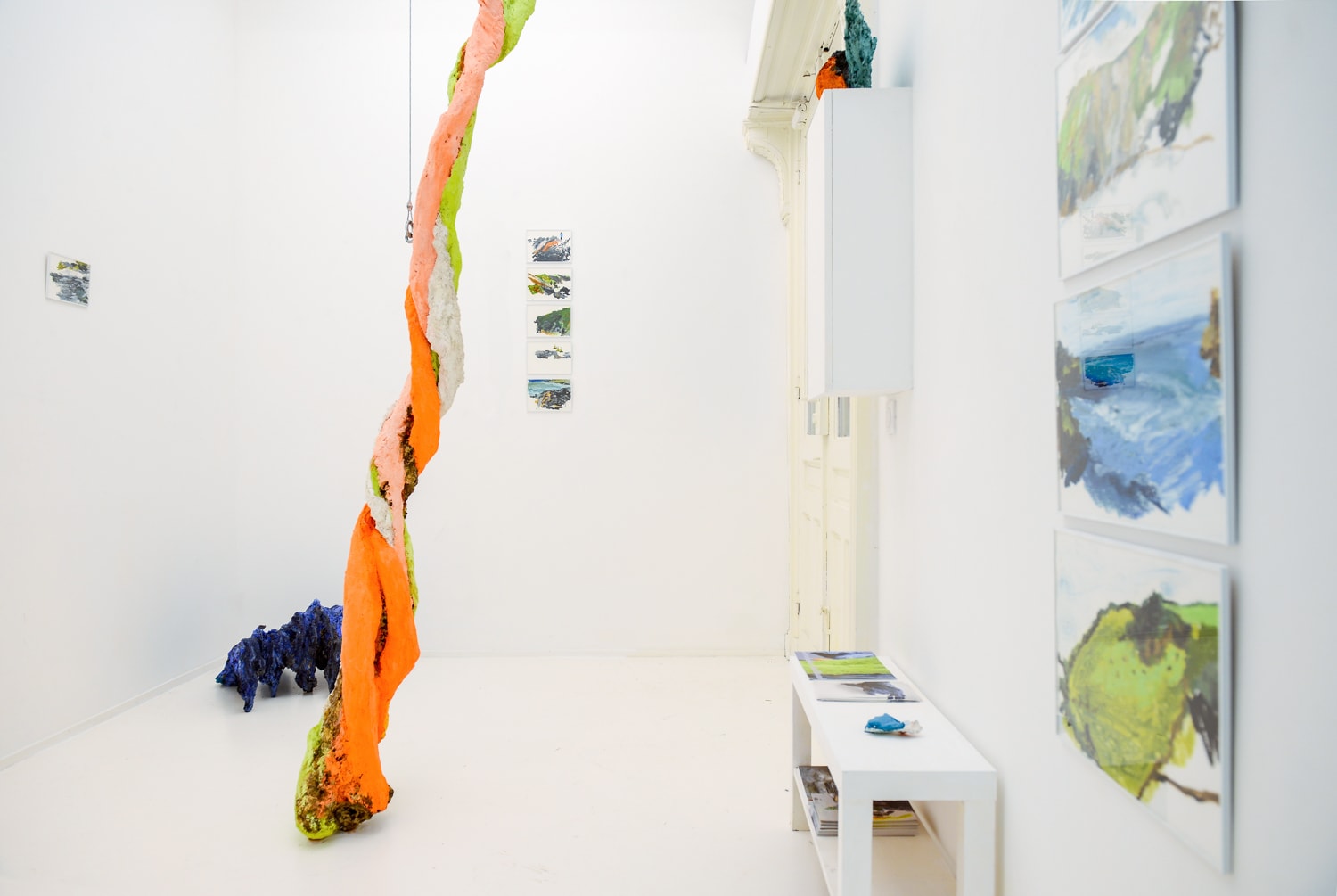 Geraldine Guilbaud Tenir, vue de l'exposition galerie ICI
