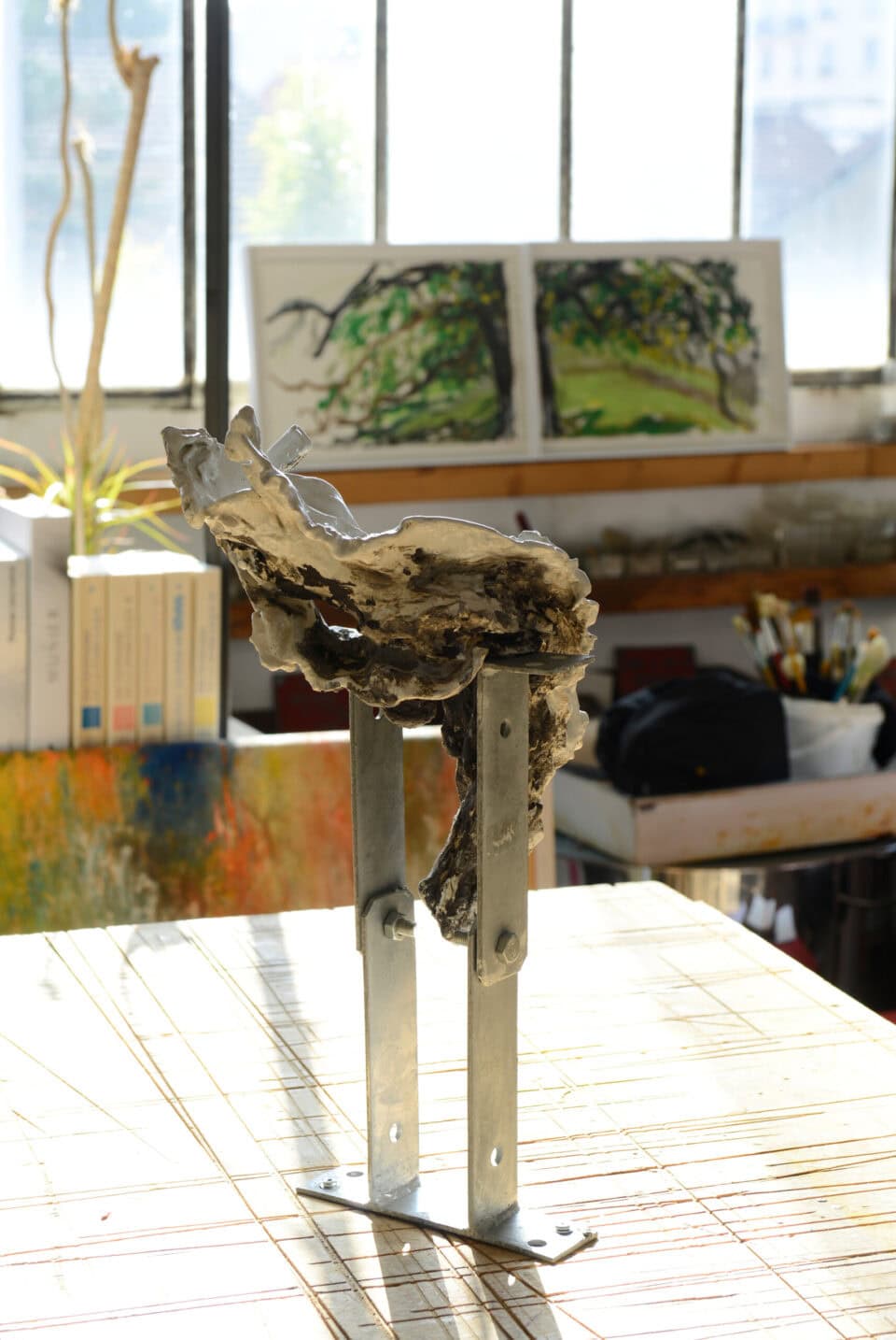 Deciel 2025 gres engobes emaux metal 21x12x36 cm