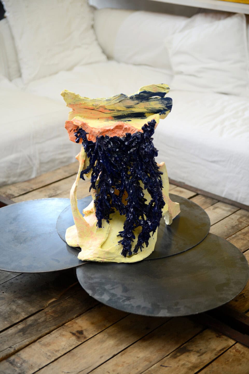 J'ai laissé 2025 gres engobes emaux 58x42x45 cm 2s