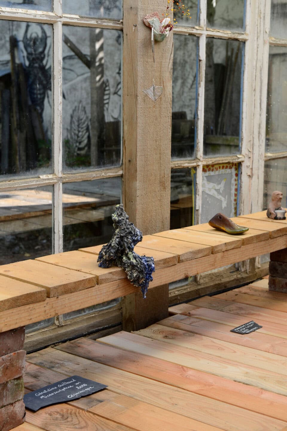 Micro sculpture 16 grès engobes émaux 18x12x16 cm (2)